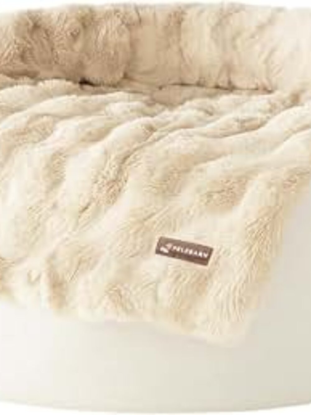 Pelsbarn Dog Bed Faux Rabbit Size Med/Large
